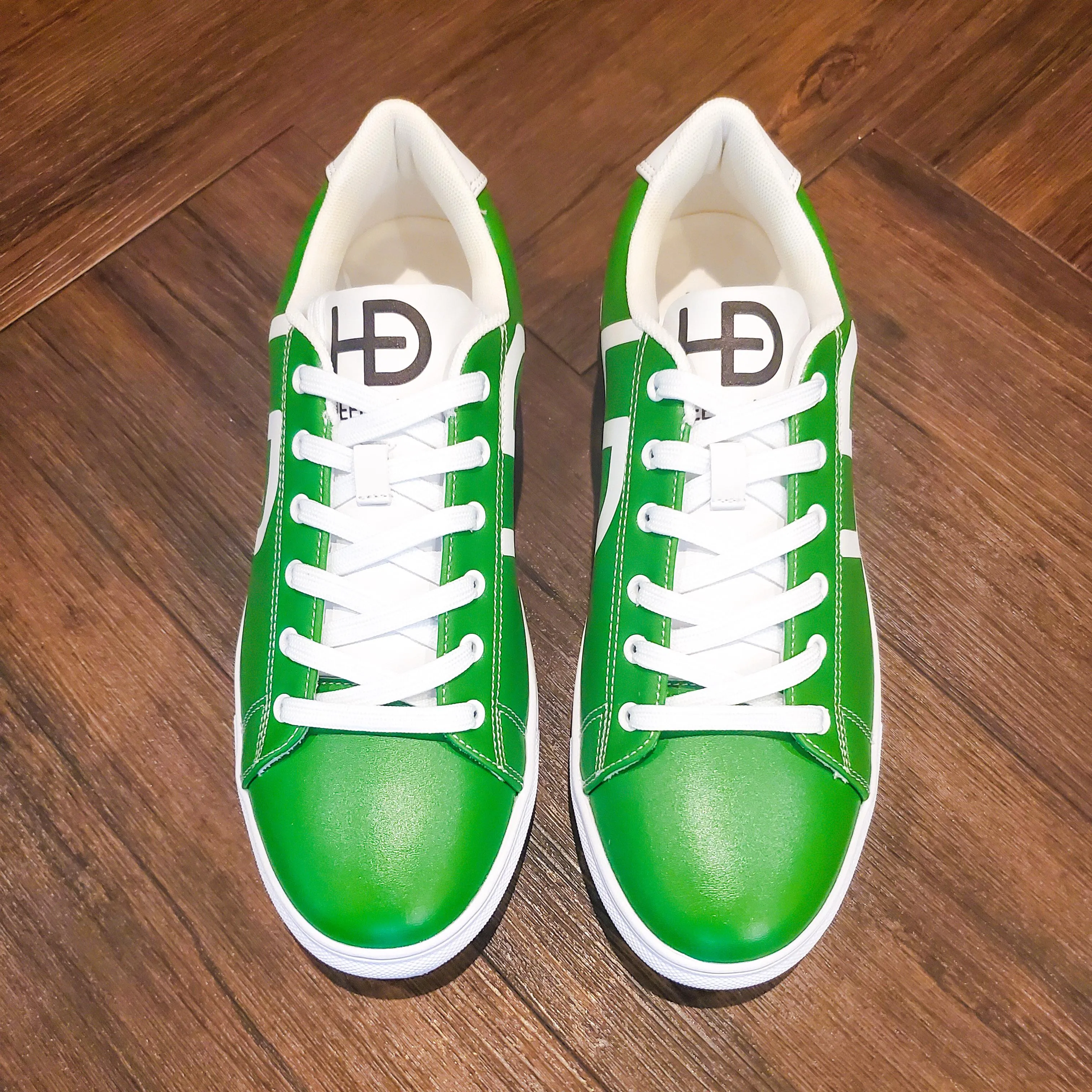 HEED NYC Men's Classic Green Apple Vegan Leather Sneaker