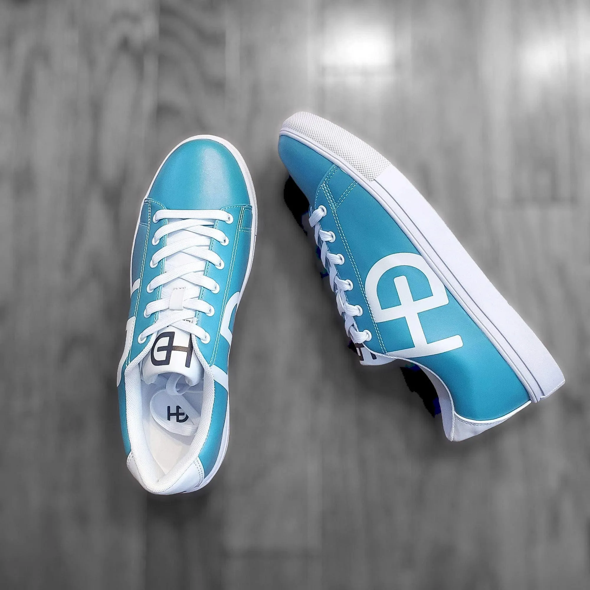HEED NYC TIffany Blue Women's Vegan Leather Sneaker