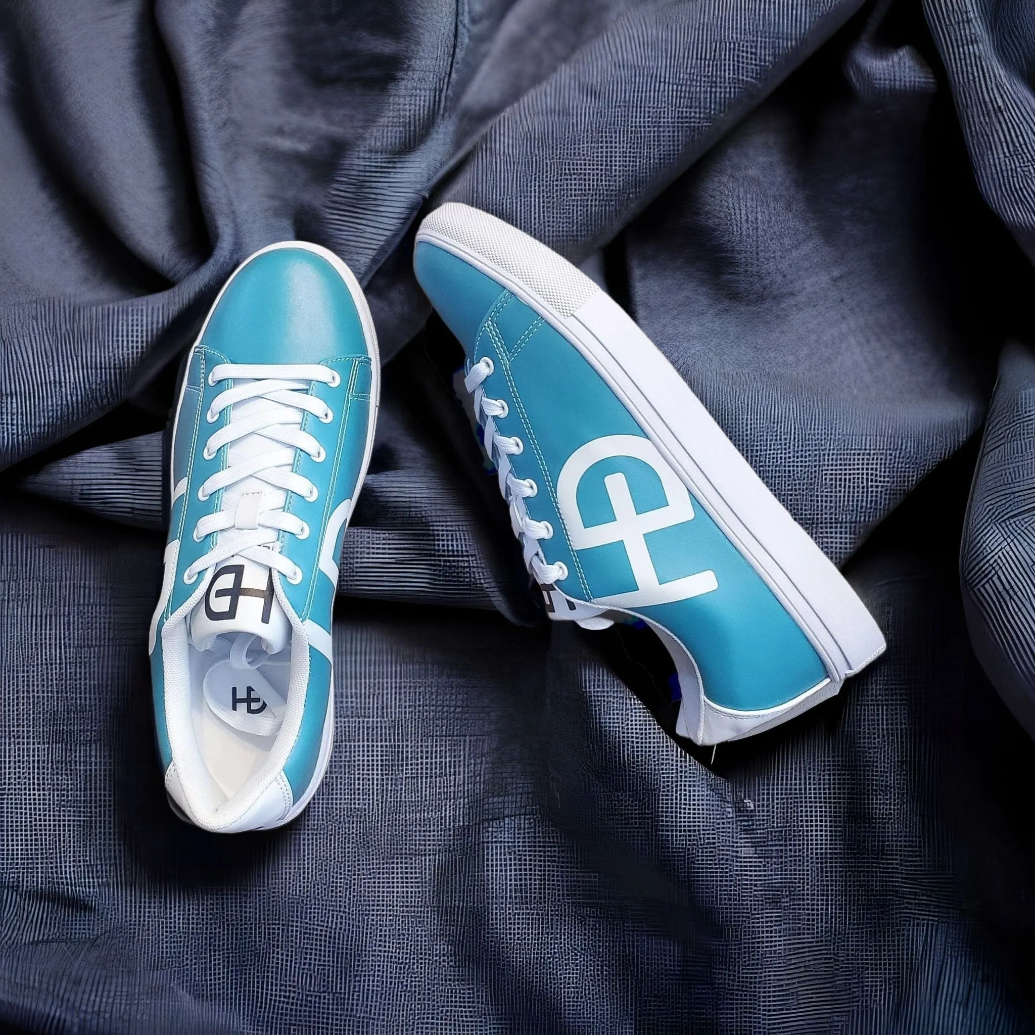 HEED NYC TIffany Blue Women's Vegan Leather Sneaker