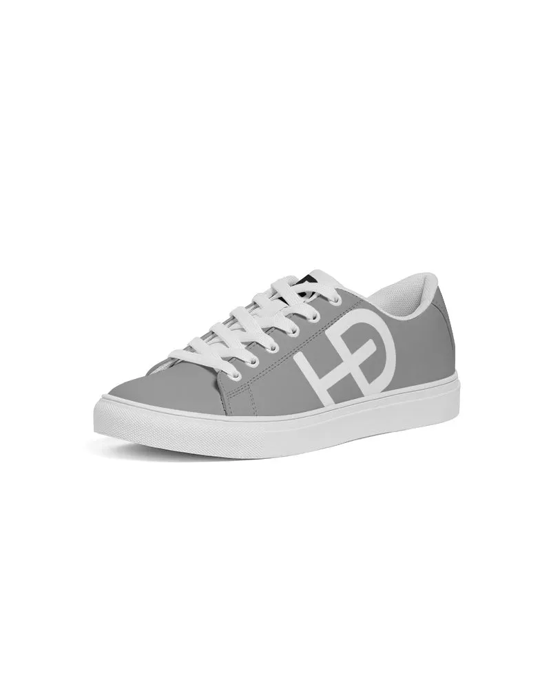 HEED NYC Women's Classic Champagne Gray Vegan Leather Sneakers