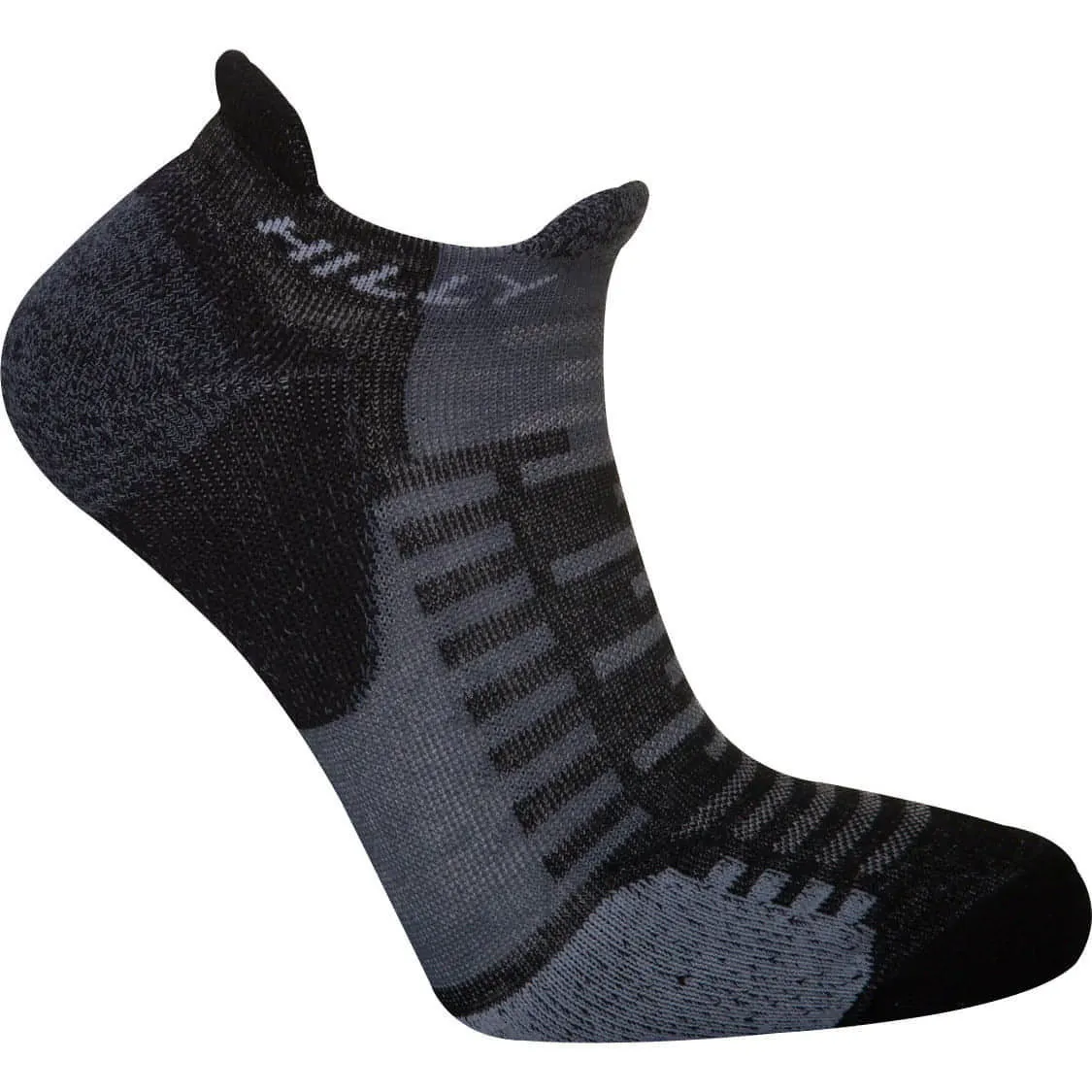 Hilly Active Socklet Running Socks - Black