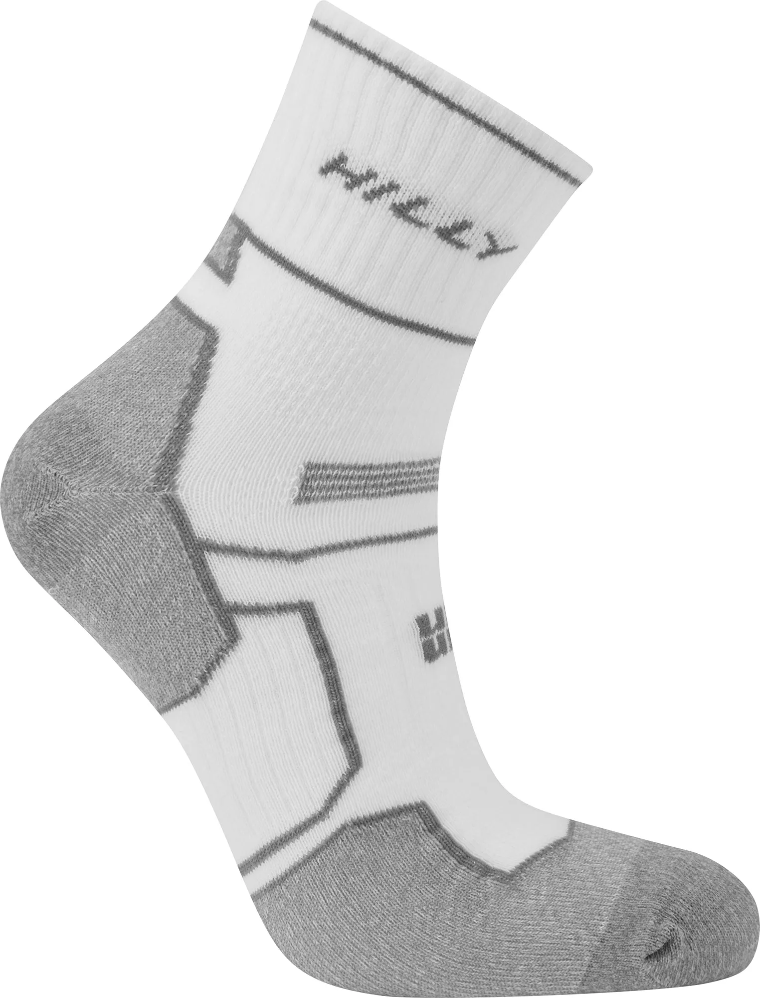 Hilly Twin Skin Anklet Running Socks - White