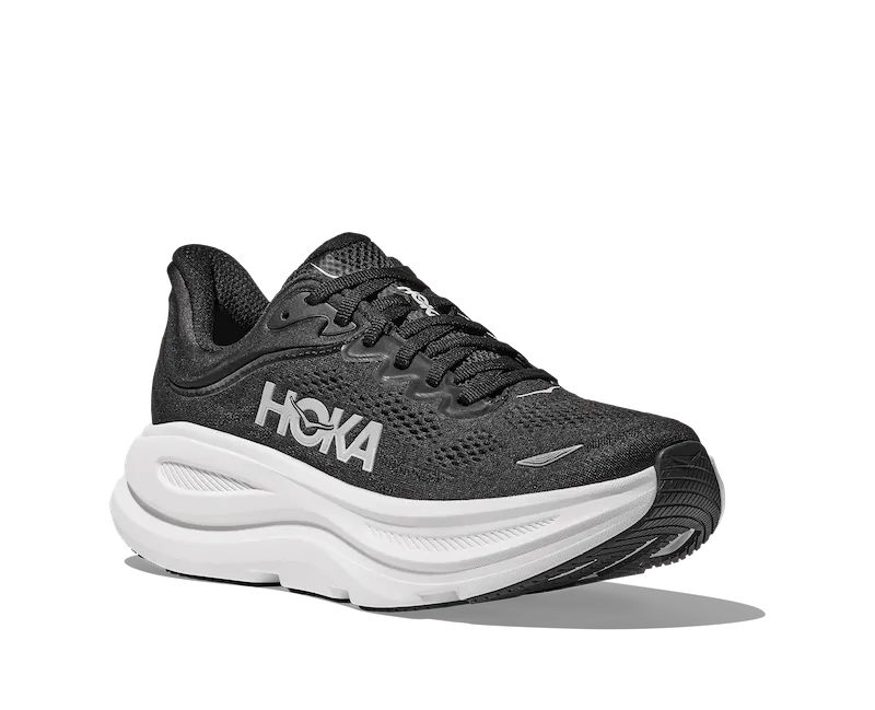 HOKA Women's Bondi 9 WIDE Black/White