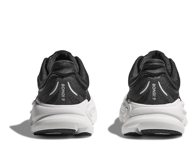 HOKA Women's Bondi 9 WIDE Black/White