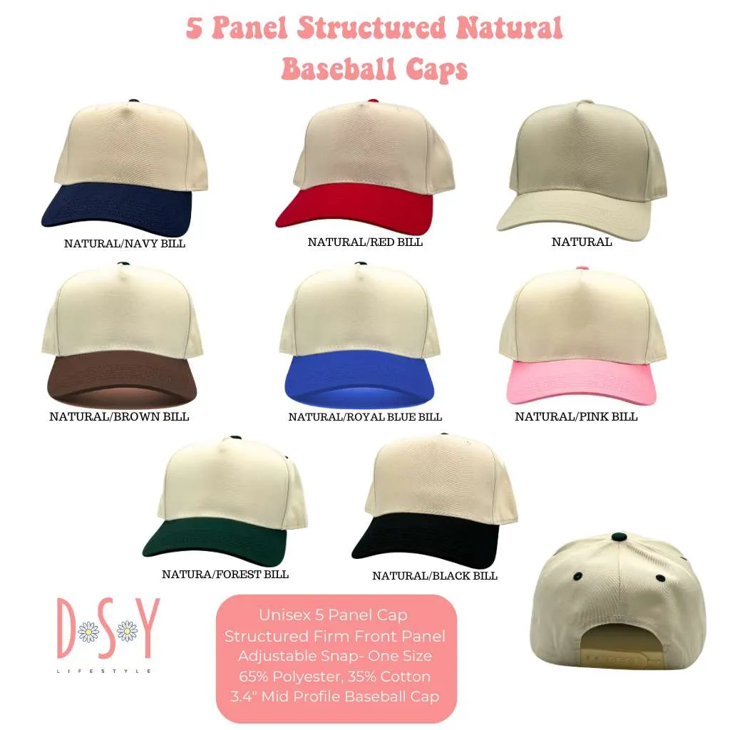 I Hope Both Teams Lose Embroidered 5-Panel  Baseball Hat