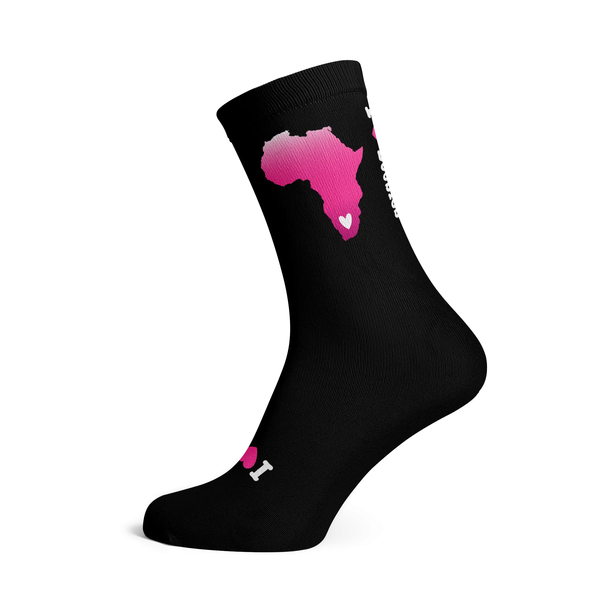 ILoveBoobies Pink Africa Socks