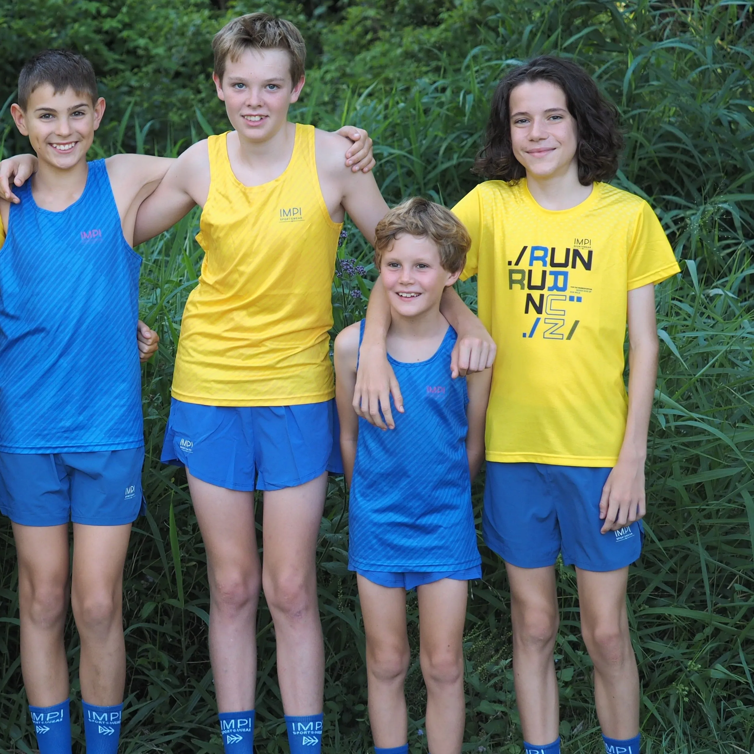 IMPI Boys Running Tee - Yellow