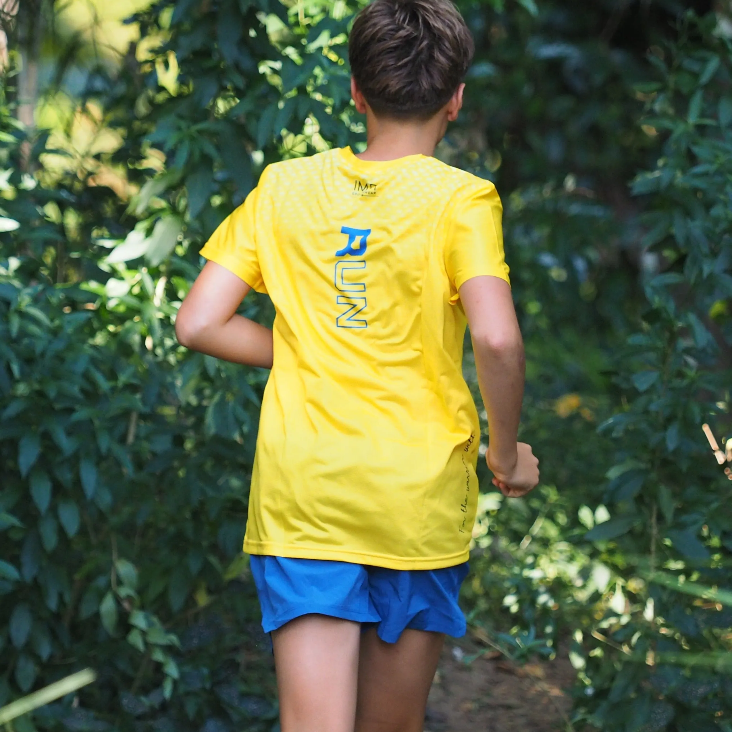 IMPI Boys Running Tee - Yellow