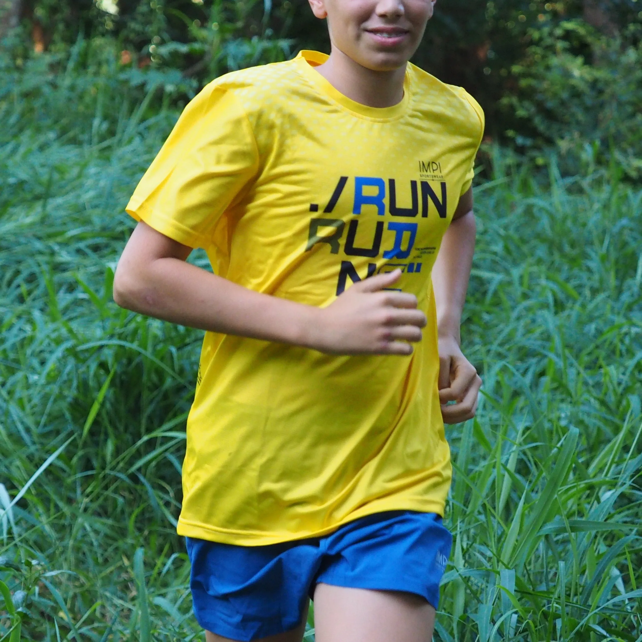 IMPI Boys Running Tee - Yellow