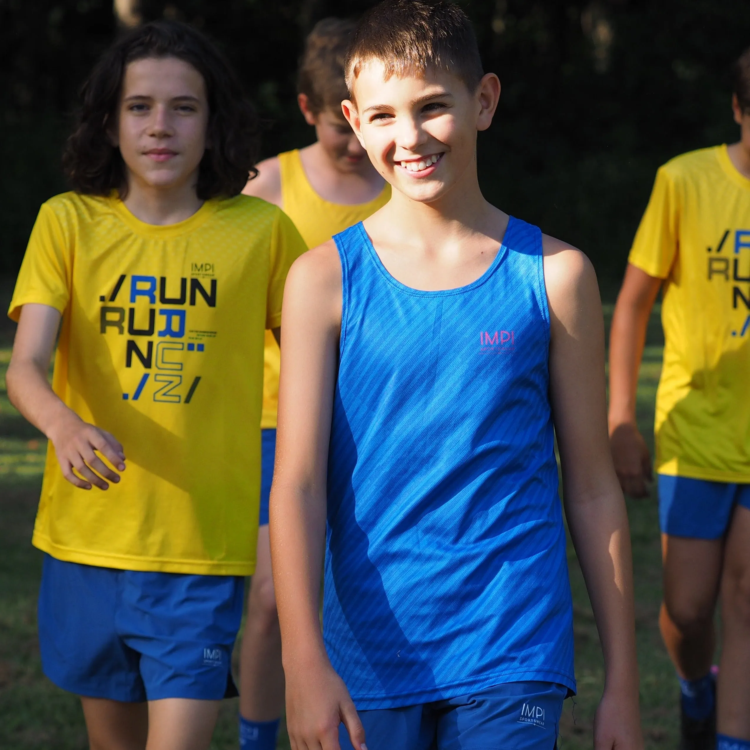 IMPI Boys Running Tee - Yellow