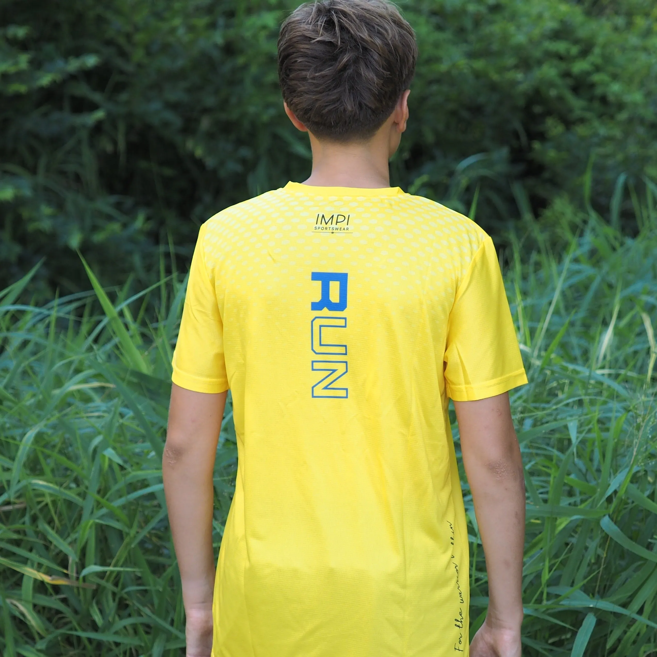 IMPI Boys Running Tee - Yellow