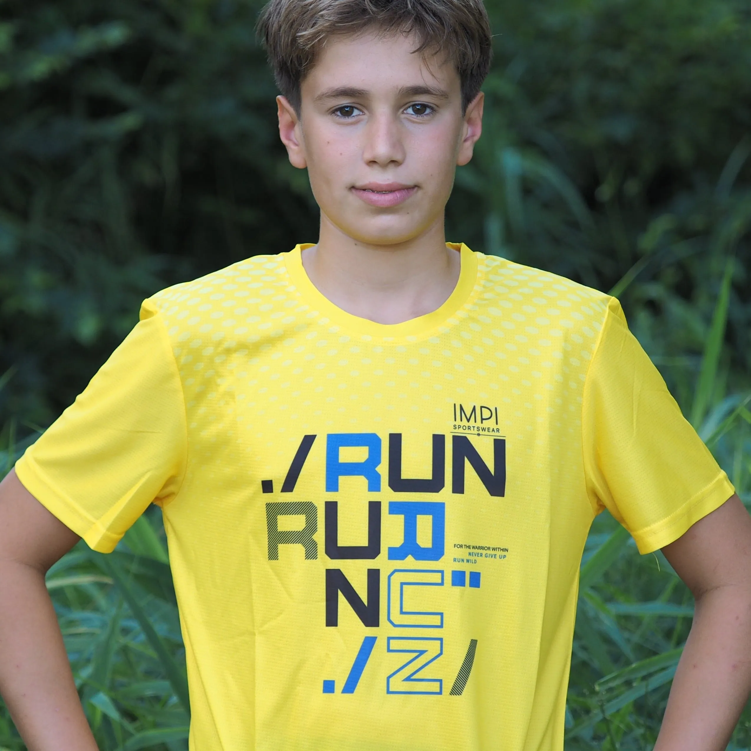 IMPI Boys Running Tee - Yellow