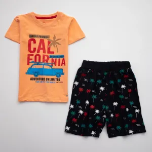 Infant Baba Half Sleeves 2 Piece Suit ( Earthly )