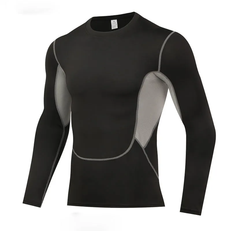 INSTOCK-Sports long sleeve men's running quick-drying breathable