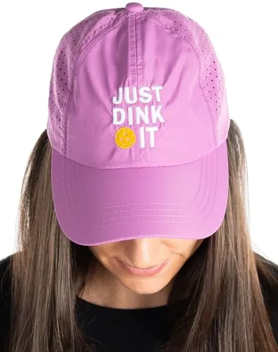 Just Dink It Laser Cut Pickleball Caps by Funky Junque