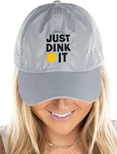Just Dink It Laser Cut Pickleball Caps by Funky Junque