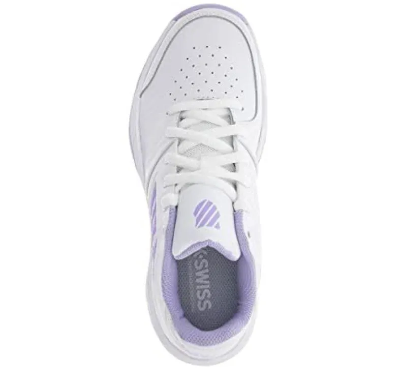 K-SWISS WOMENS COURT EXPRESS Tennis Shoes in (White/Purple/Heather)