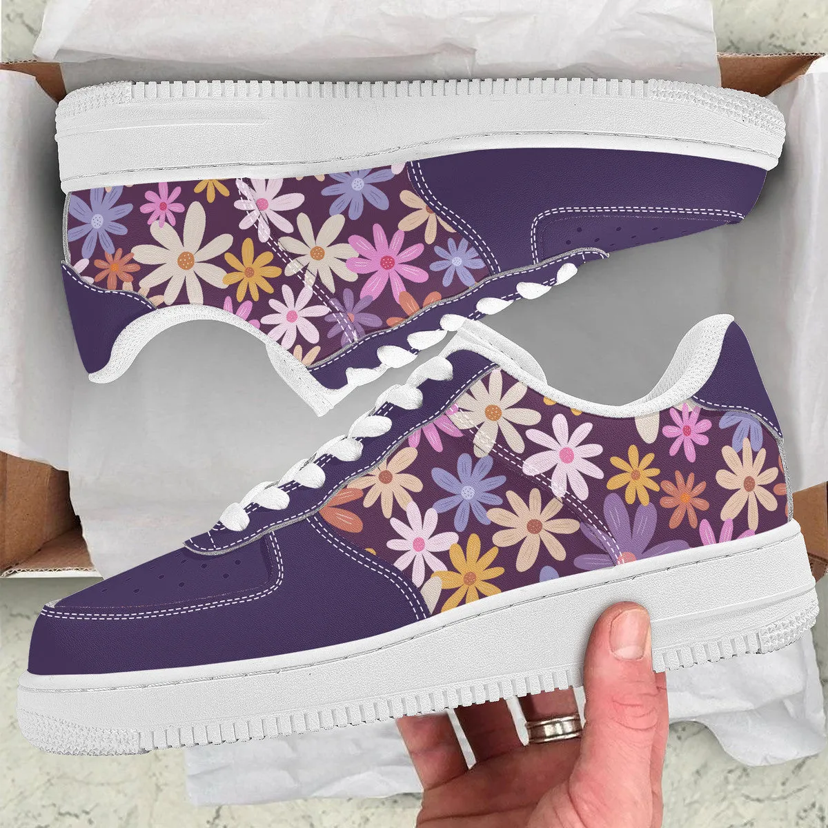 Kasumi Mist Purple Low Top Unisex Sneaker