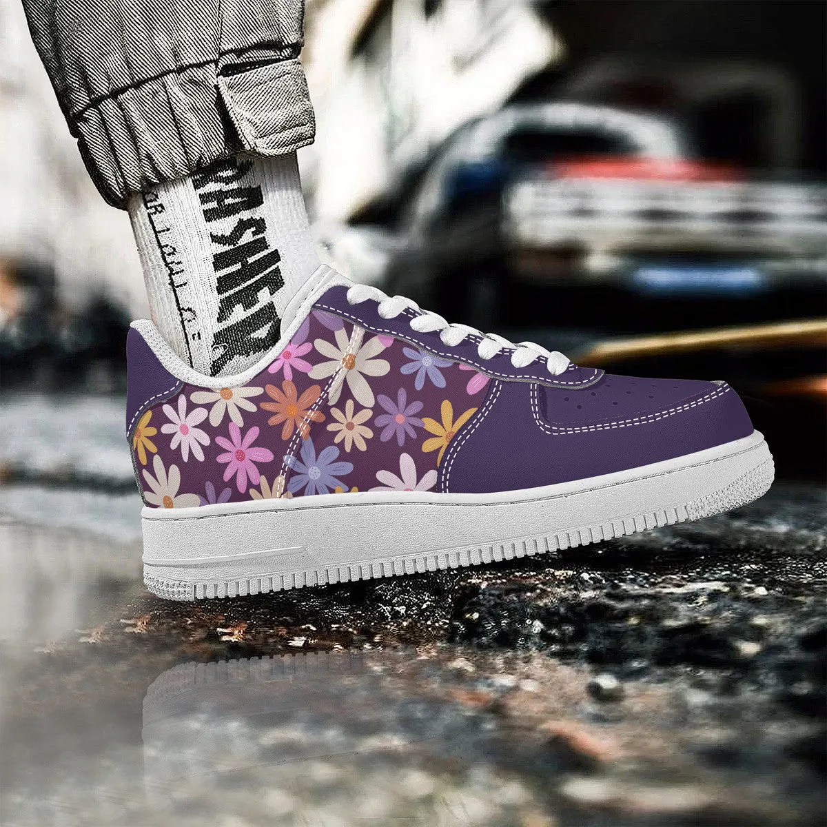 Kasumi Mist Purple Low Top Unisex Sneaker
