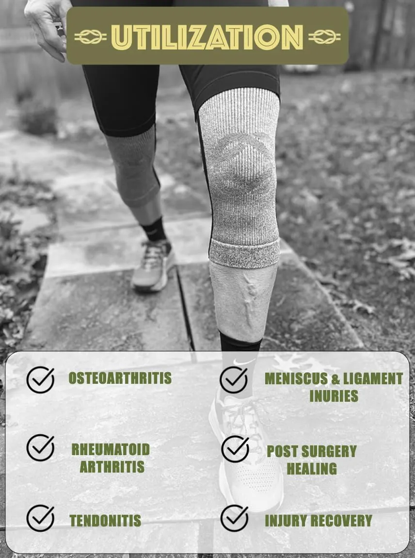Knee Compression Sleeve – Support for Running, Arthritis Pain Relief