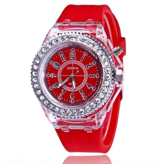 LED Quartz Watch