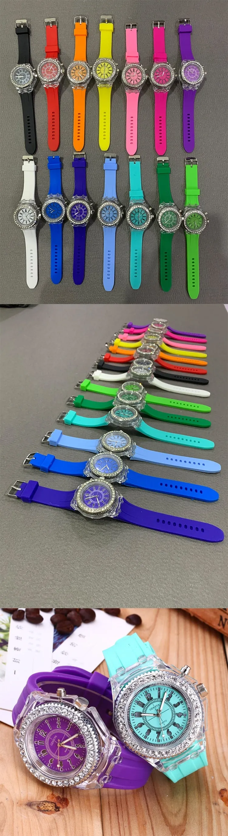 LED Quartz Watch
