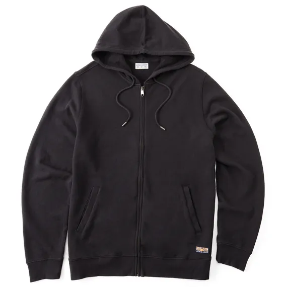 Life is Good Men's Solid French Terry Zip Hoodie