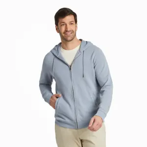 Life is Good Men's Solid French Terry Zip Hoodie
