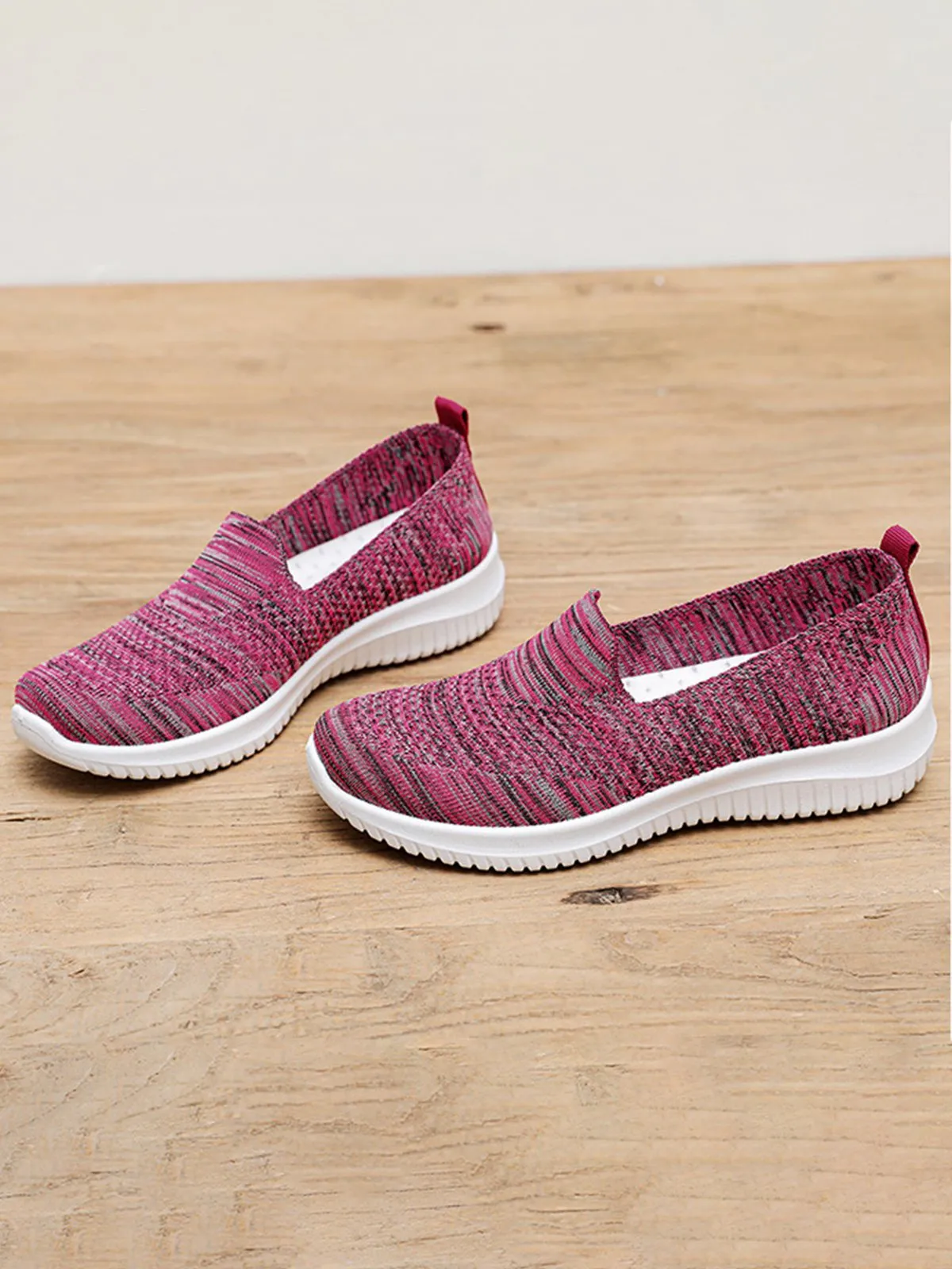 Lightweight Breathable Flyknit Mesh Casual Shoes Sneakers