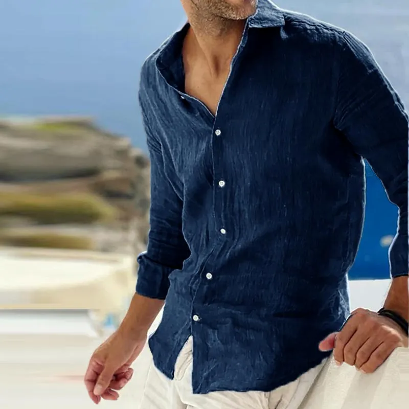 Lucian - Men's Casual Breathable Long Sleeve Shirt