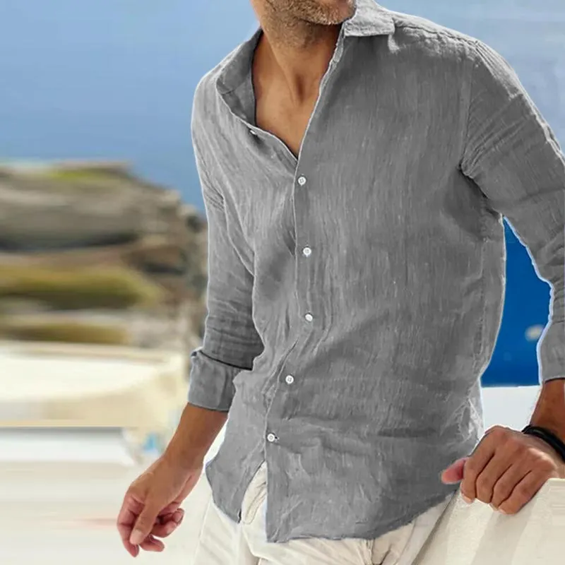Lucian - Men's Casual Breathable Long Sleeve Shirt