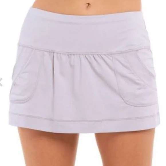 Lucky in Love 12” Undercover Love Bermuda Pocket Lavender Tennis Skirt Large
