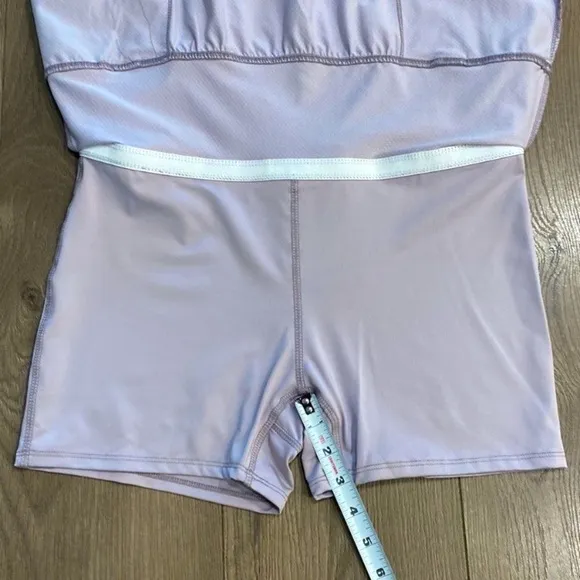 Lucky in Love 12” Undercover Love Bermuda Pocket Lavender Tennis Skirt Large