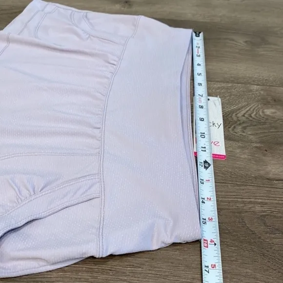 Lucky in Love 12” Undercover Love Bermuda Pocket Lavender Tennis Skirt Large
