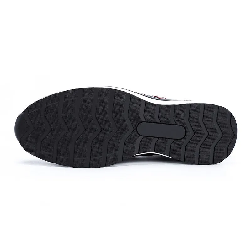 Luxury Alligator Leather Mens Joggers Sneakers Top Quality Crocodile Genuine Leather Shoes Tenis Masculino Trainers Shoes