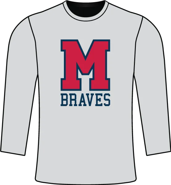 MANALAPAN HS BASKETBALL Long Sleeve Semi Sub Shirt