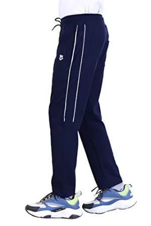 MARK LEUTE Men's Regular Fit Track pants(ML-BMX_Navy Blue_X-Large)