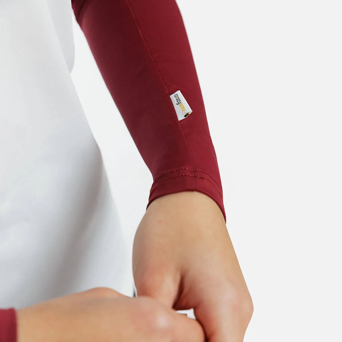 Maroon Arm Sleeves – Adult