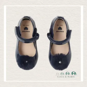 Mayoral: Pom pom mary janes sustainable leather baby - Navy (M1-16)
