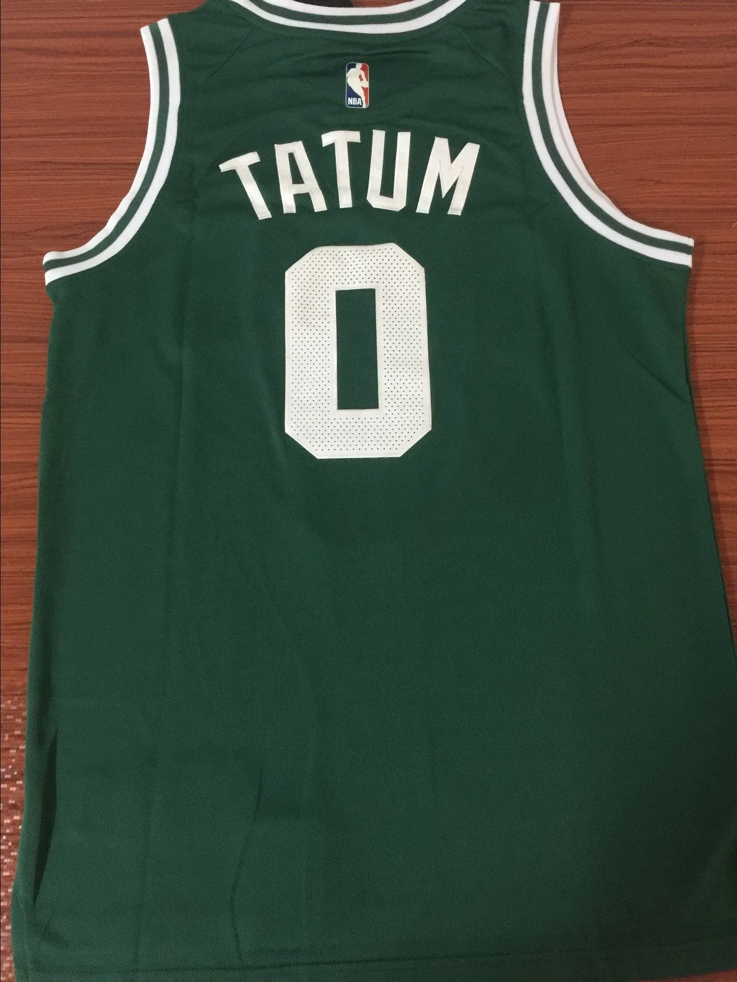 Men 0 Jayson Tatum Jersey Green Boston Celtics Jersey Fanatics Swingman