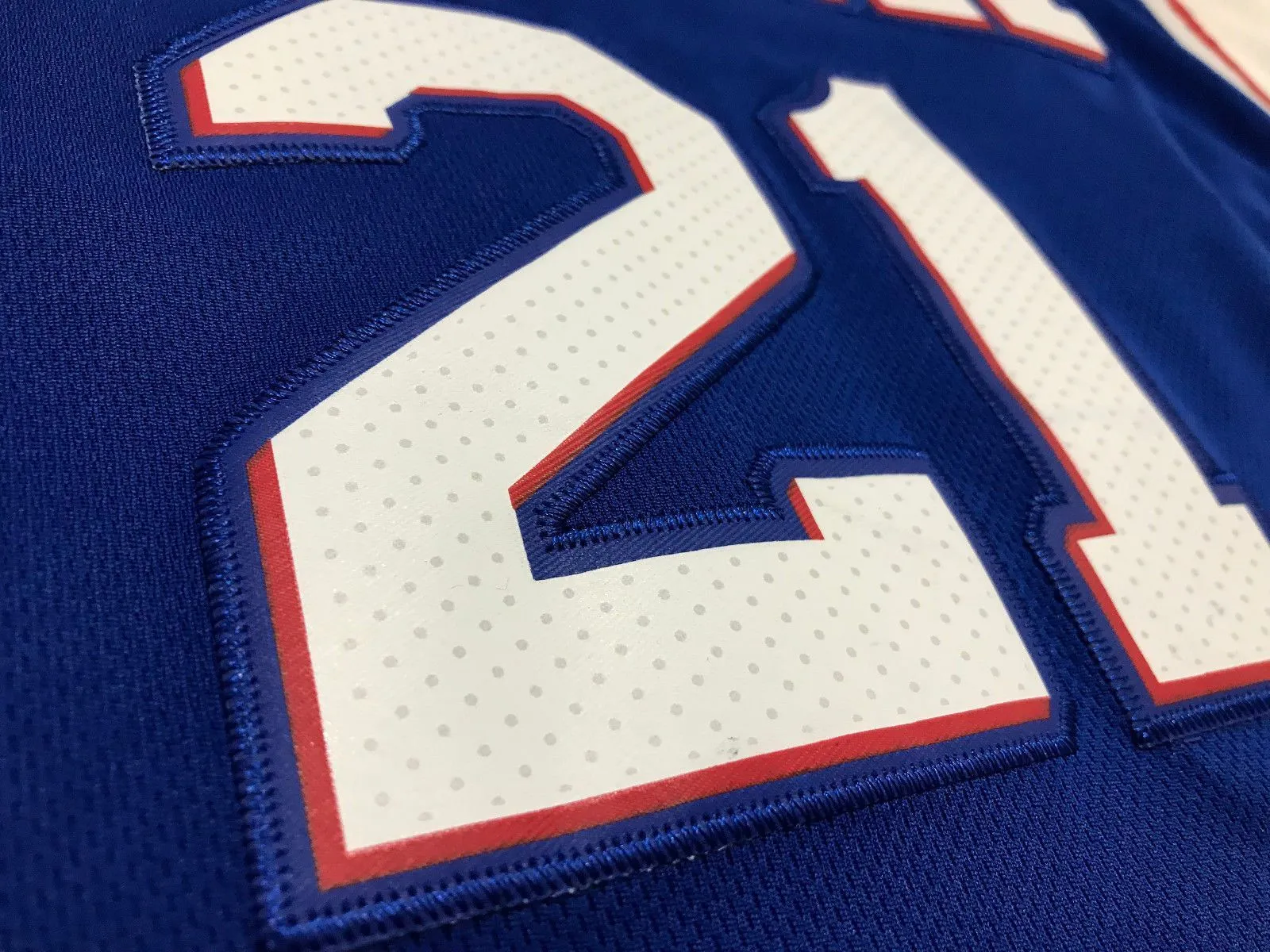 Men 21 Joel Embiid Jersey Blue Philadelphia 76ers Authentic Jersey Player