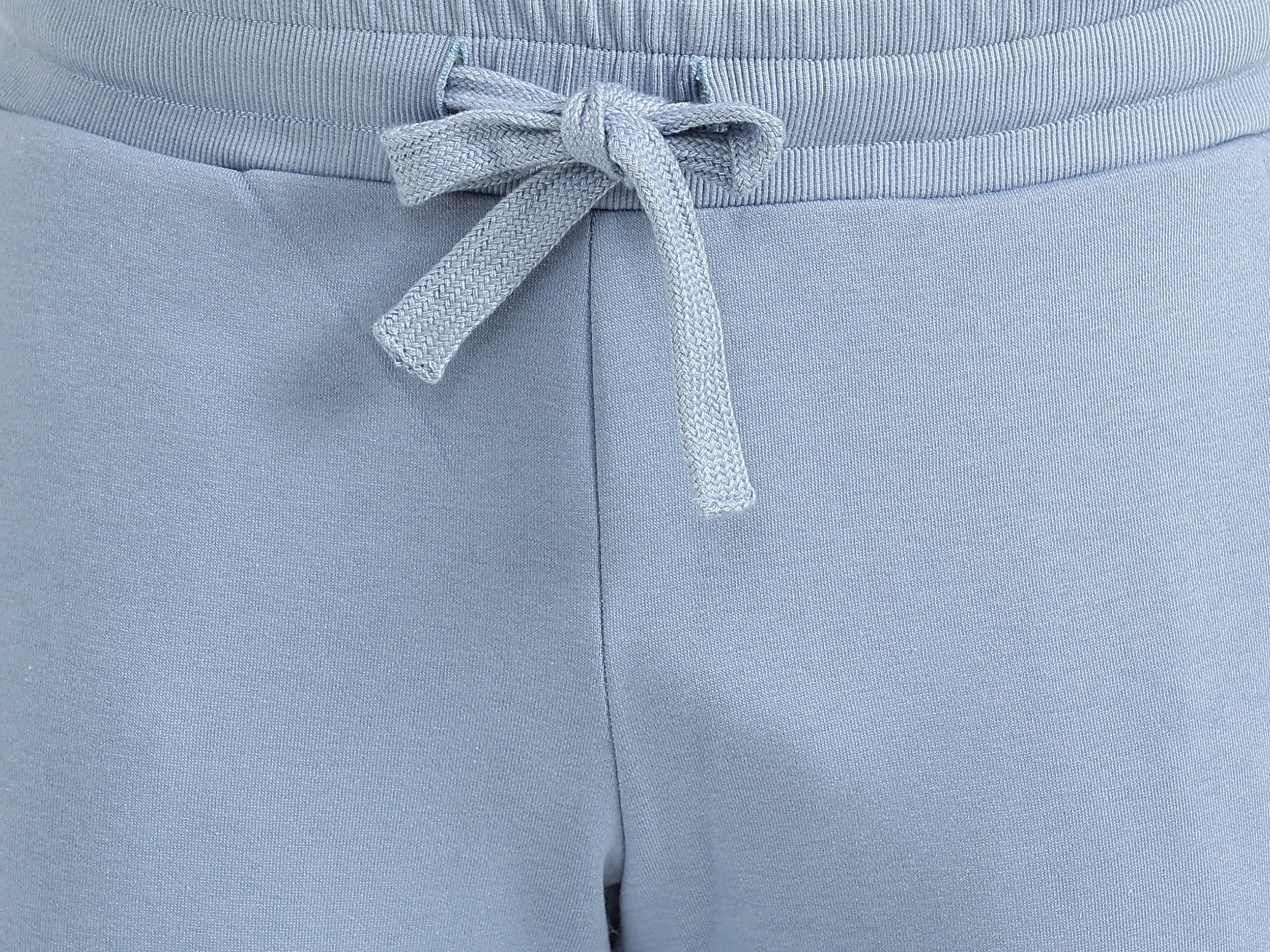 Men Blue Solid Regular Joggers