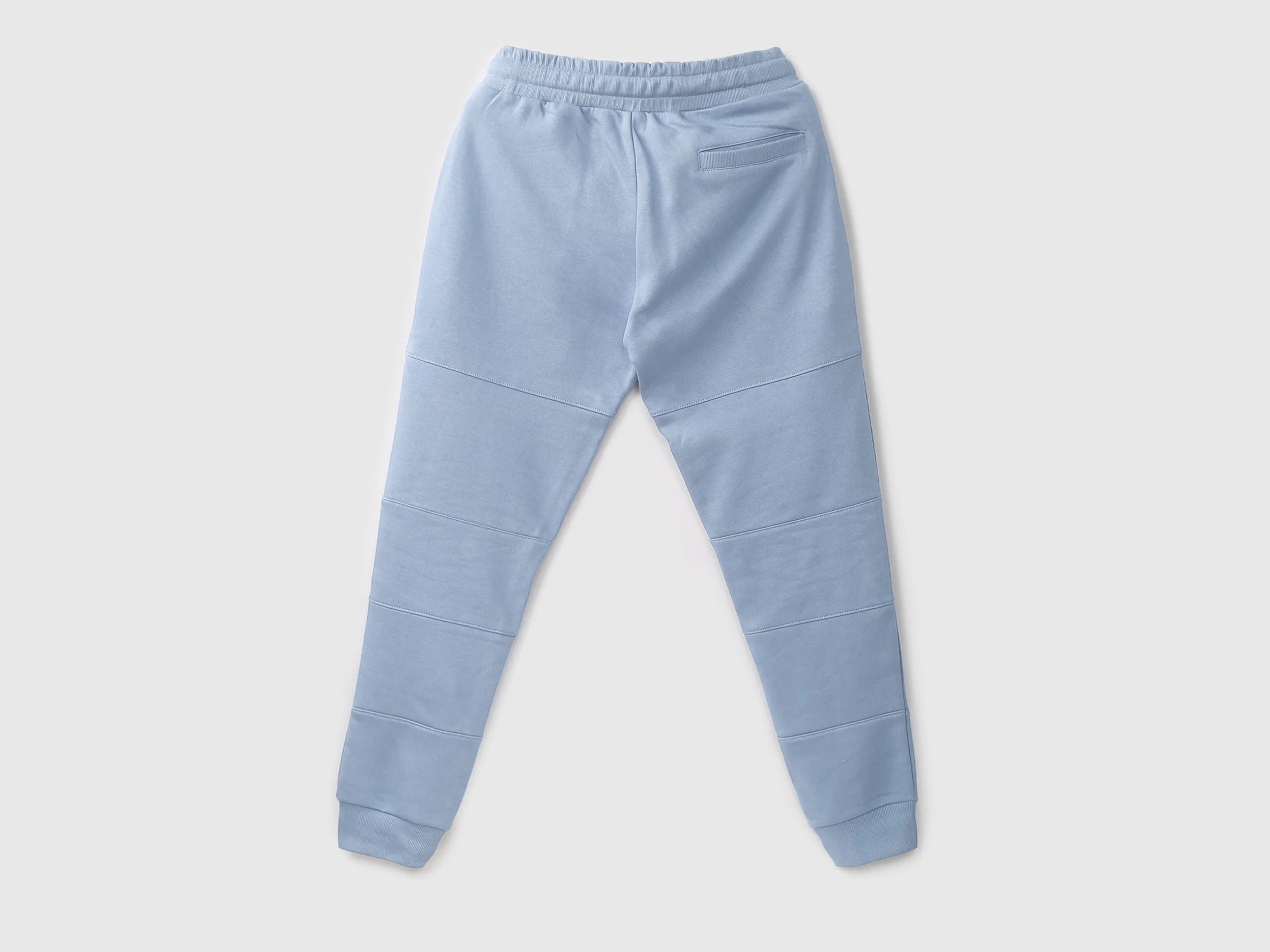 Men Blue Solid Regular Joggers