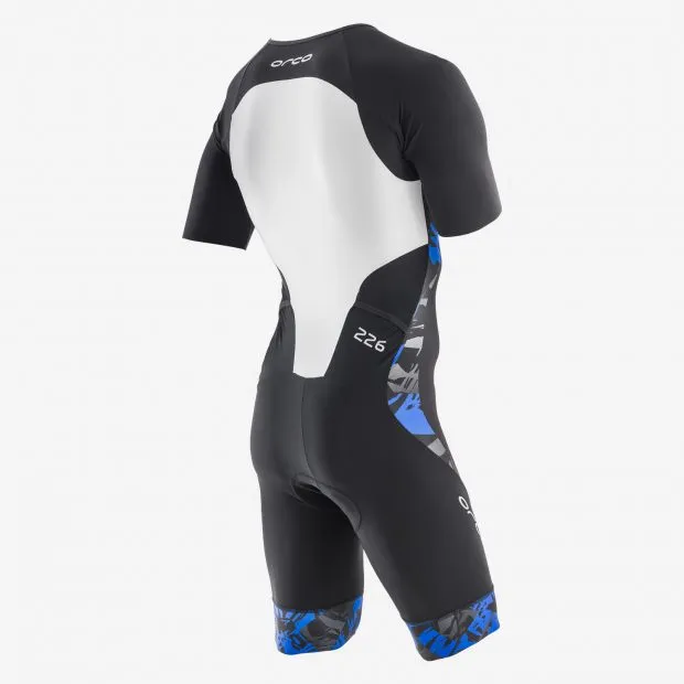 MENS 226 SHORT SLEEVE RACE SUIT BK-BL