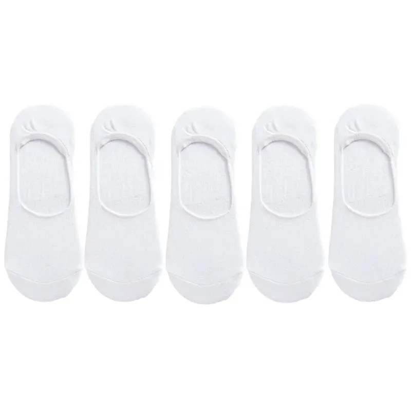 Men's Ankle Cut No Show Socks - Multipack of Breathable, Non-slip Silicone Summer Socks