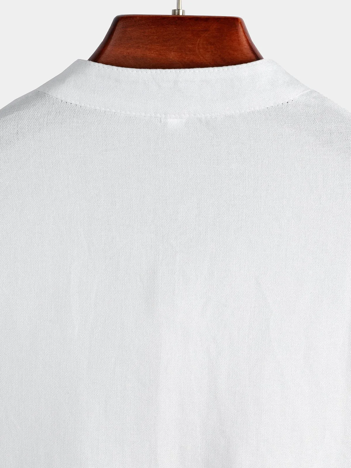 Men's Breathable Linen Cotton Short Sleeve Shirt