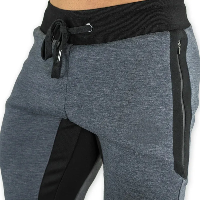 Men's Cotton Casual Shorts - 3/4 Jogger Capri Pants, Breathable Below Knee Short Pants with Three Pockets