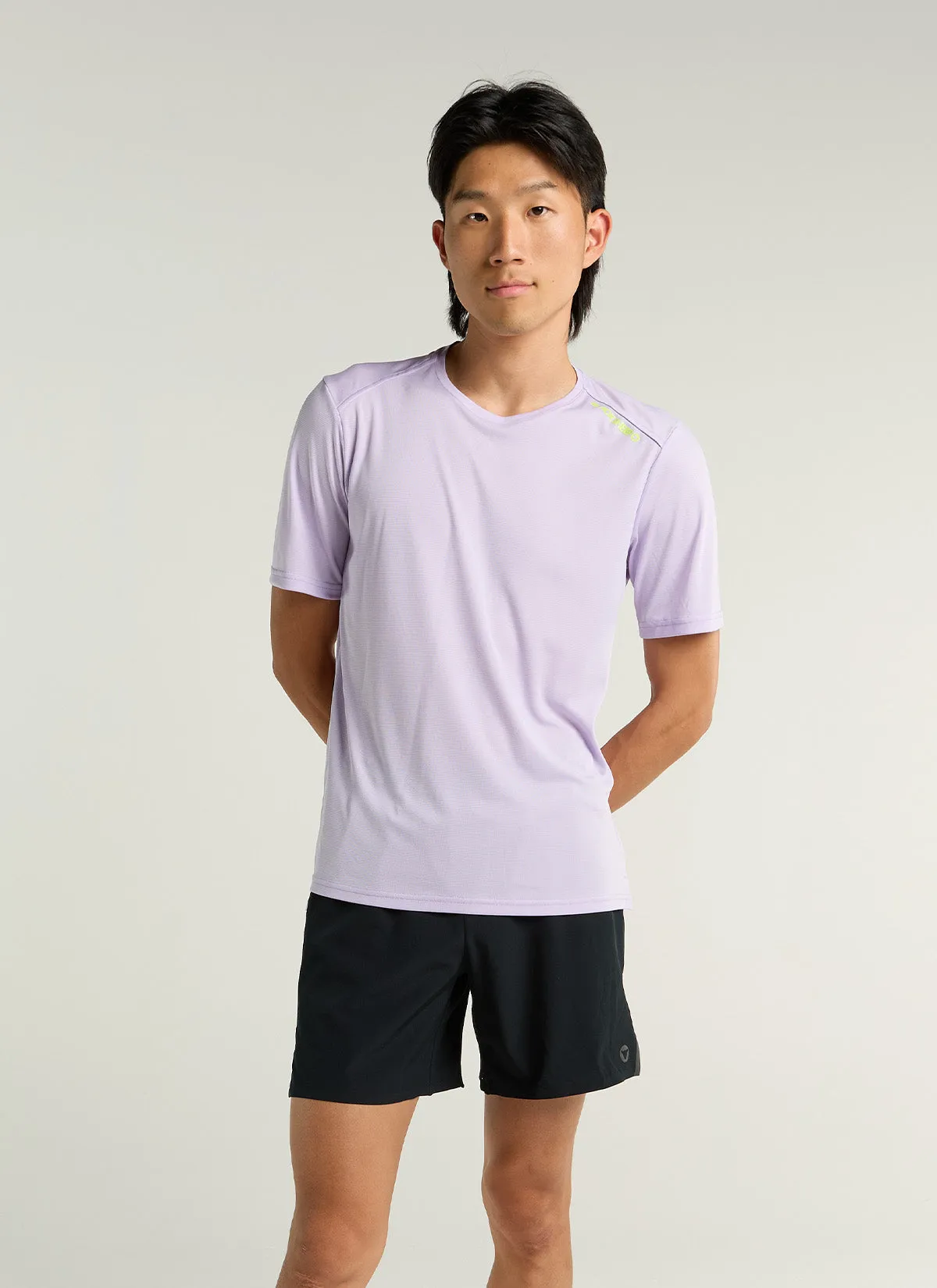Men's Dry SS Tee - Pastel Lilac