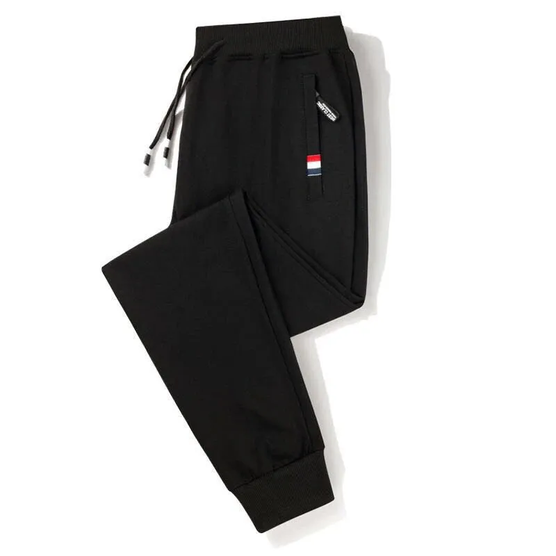 Men's Fitness Sportswear Tracksuit Elastic Waist Sweatpants: Comfortable Cotton Jogger Trousers