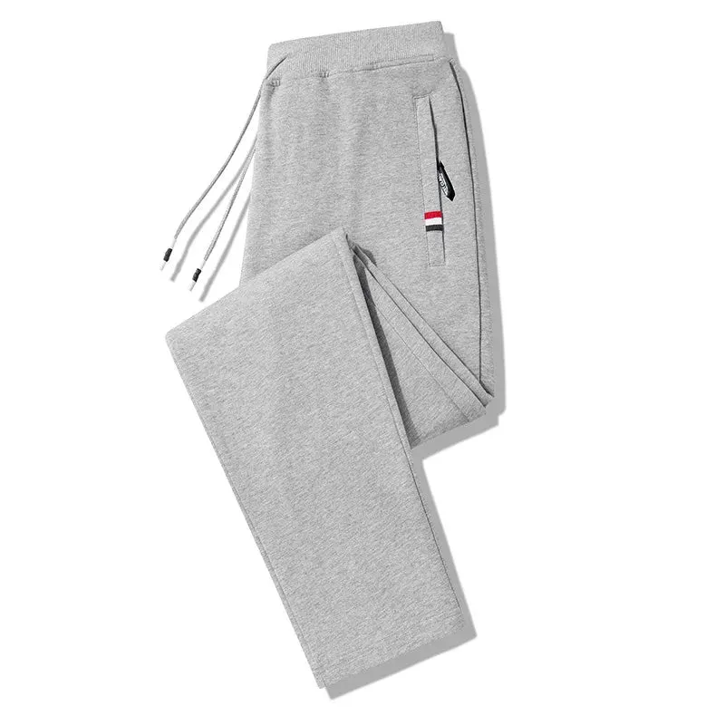 Men's Fitness Sportswear Tracksuit Elastic Waist Sweatpants: Comfortable Cotton Jogger Trousers